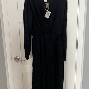 ELF Black Long Sleeve Dress